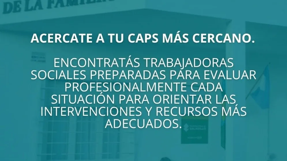 Trabajadoras sociales que se encuentran disponibles en diferentes puntos del distrito